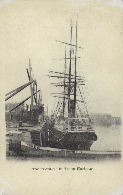 Scotia, Troon Hafen (s/w Foto) von (after) English photographer