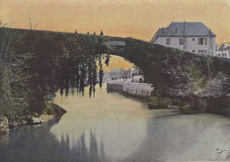 Betharram, Die Brücke (Farbfoto) von (after) French Photographer