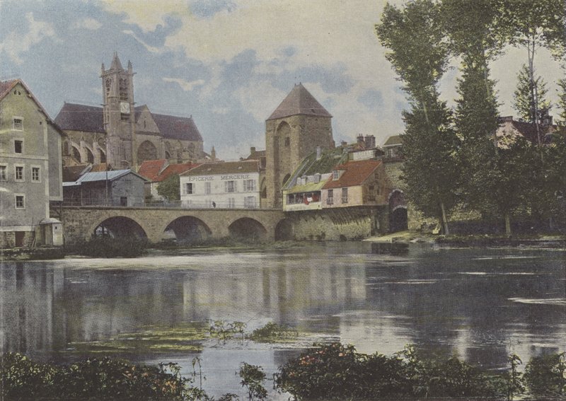 Moret (farbiges Foto) von (after) French Photographer