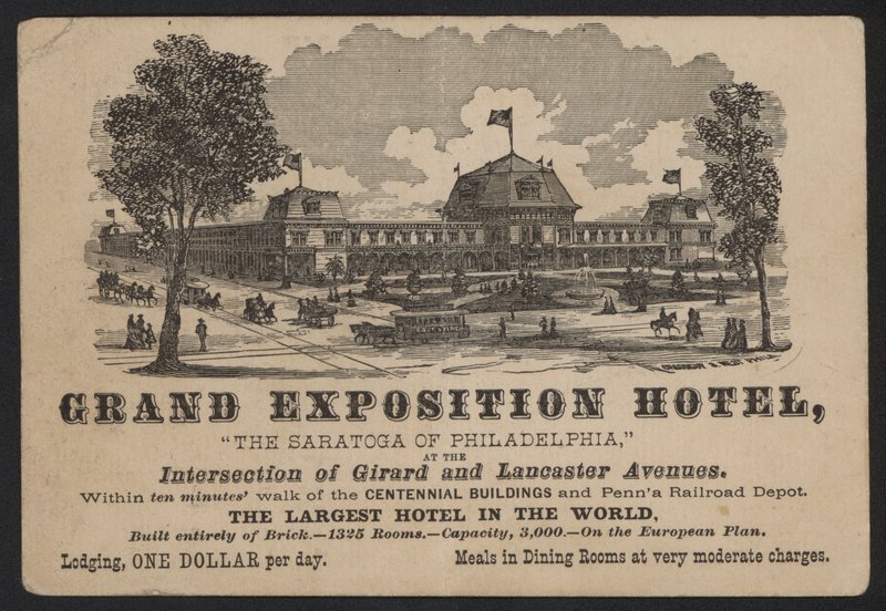 Grand Exposition Hotel, Philadelphia von American School