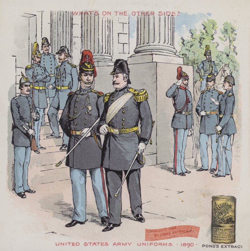 Uniformen der US-Armee, 1890 von American School