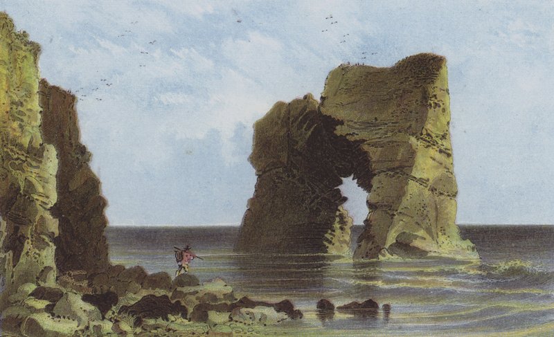 Gewölbter Felsen, Freshwater Bay von English School