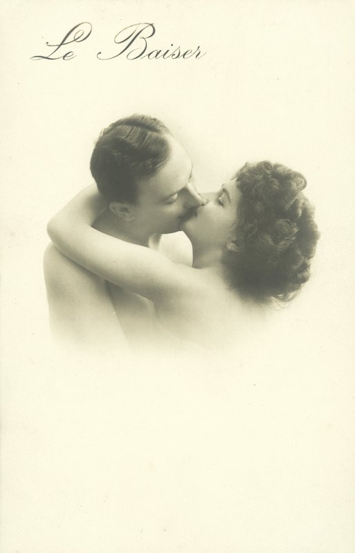 Küssendes Paar von French Photographer