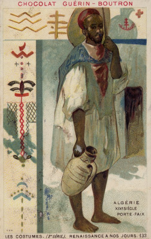 Algerischer Träger, 19. Jahrhundert von French School