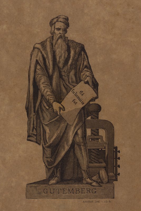 Gutenberg von French School