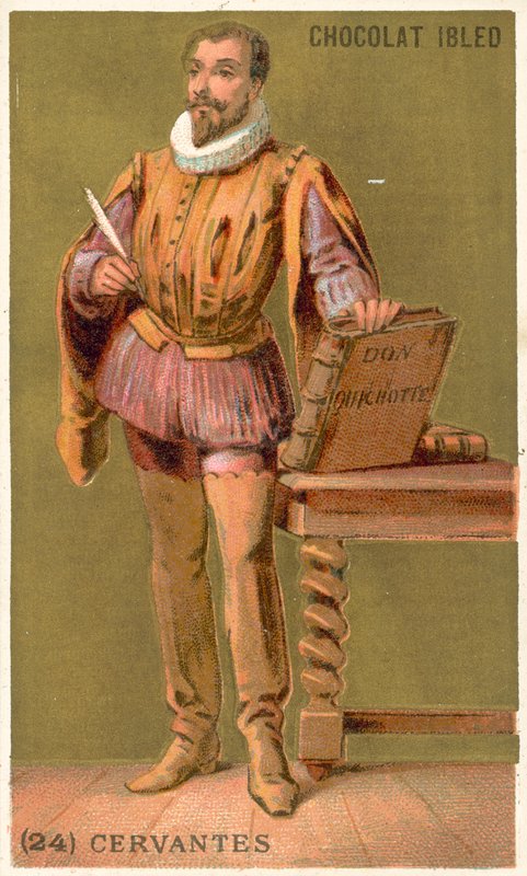 Miguel de Cervantes, spanischer Schriftsteller, Dichter und Dramatiker von French School