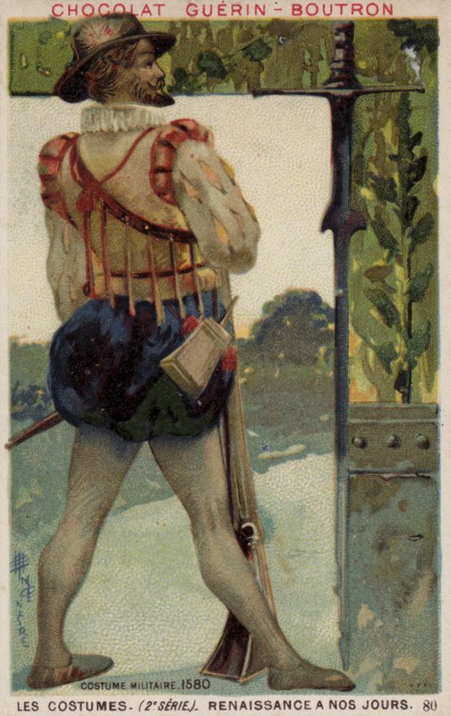 Militärkostüm, 1580 von French School