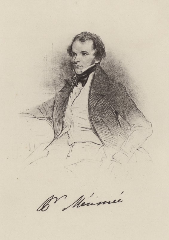 Prosper Mérimée, französischer Romanautor und Kurzgeschichtenschreiber von French School