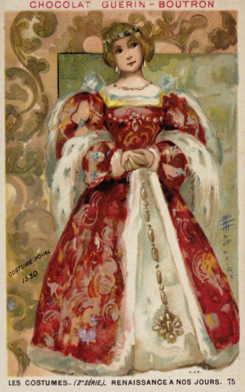 Königliches Kleid, 1530 von French School