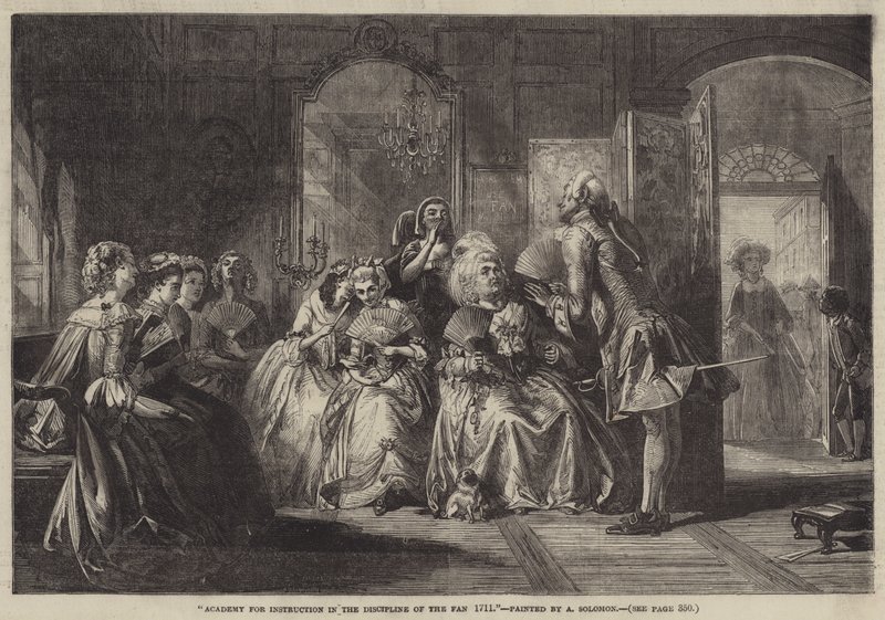 Akademie für Fächerdisziplin, 1711 von Abraham Solomon