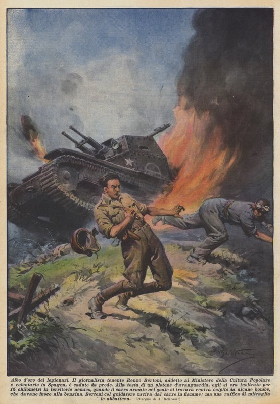 Goldenes Buch der Legionäre von Achille Beltrame