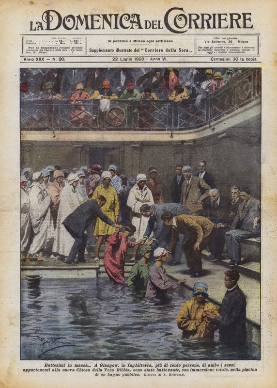 Massenhafte Taufen von Achille Beltrame