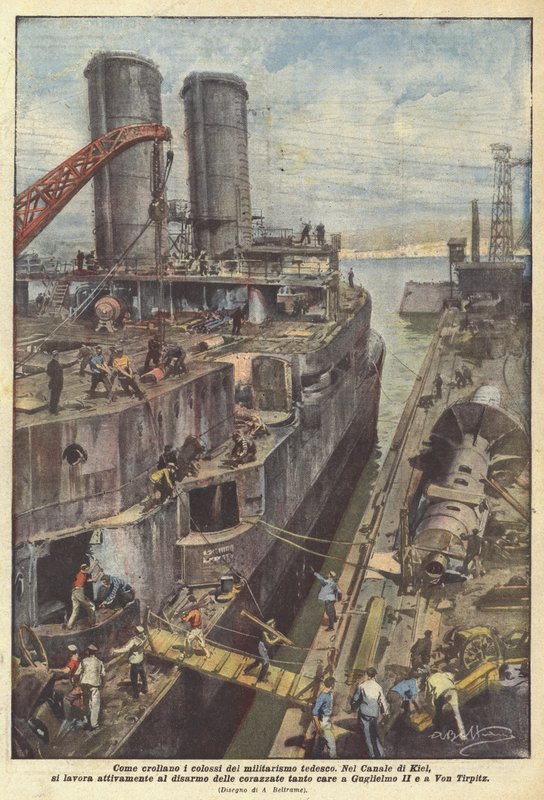 Wie die Kolosse des deutschen Militarismus zusammenbrechen von Achille Beltrame