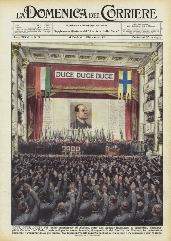 Duce, Duce, Duce! von Achille Beltrame