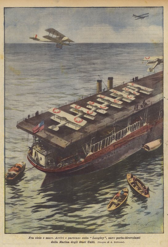 Zwischen Himmel und Meer von Achille Beltrame