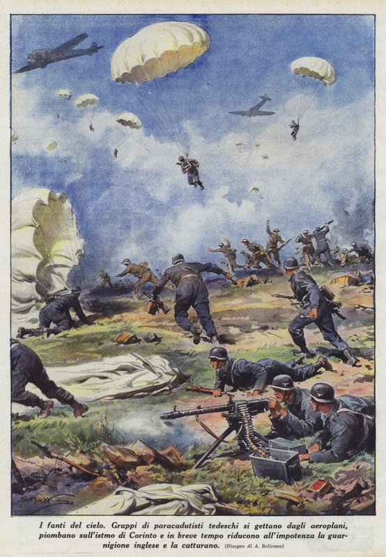 Die Himmelsinfanterie von Achille Beltrame