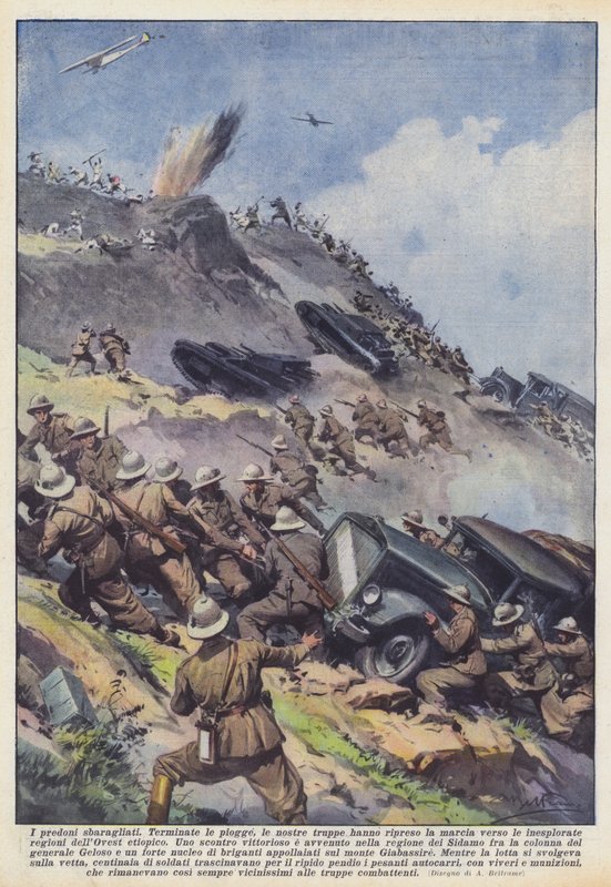 Die besiegten Räuber von Achille Beltrame