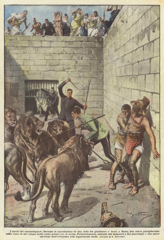 Die Gefahren des Kinos von Achille Beltrame