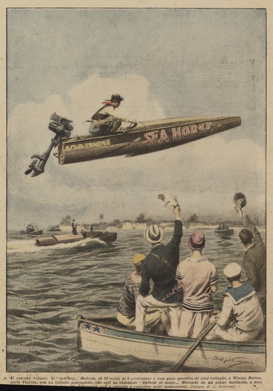 Das fliegende Boot von Achille Beltrame