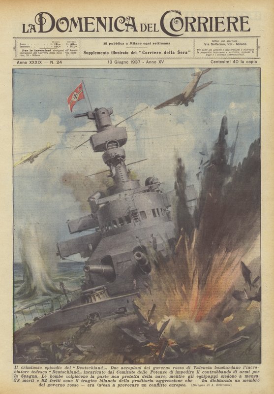 Der kriminelle Vorfall der Deutschland von Achille Beltrame