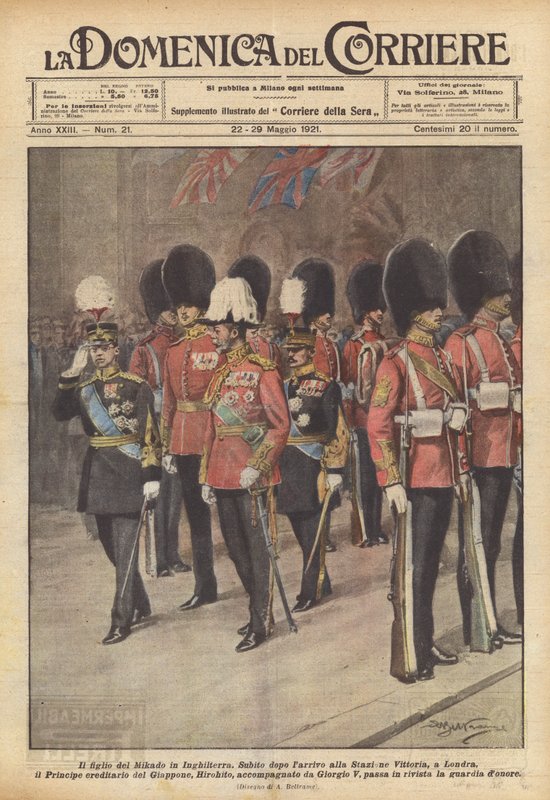 Der Sohn des Mikado in England von Achille Beltrame