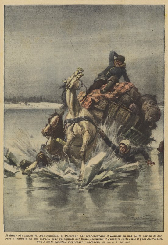 Der verschlingende Fluss von Achille Beltrame
