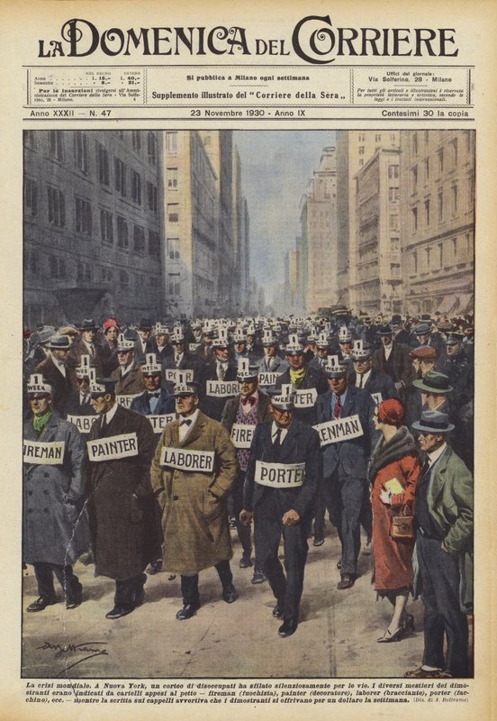 Die Weltwirtschaftskrise von Achille Beltrame