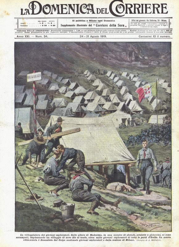 Der Urlaub der jungen Entdecker von Achille Beltrame