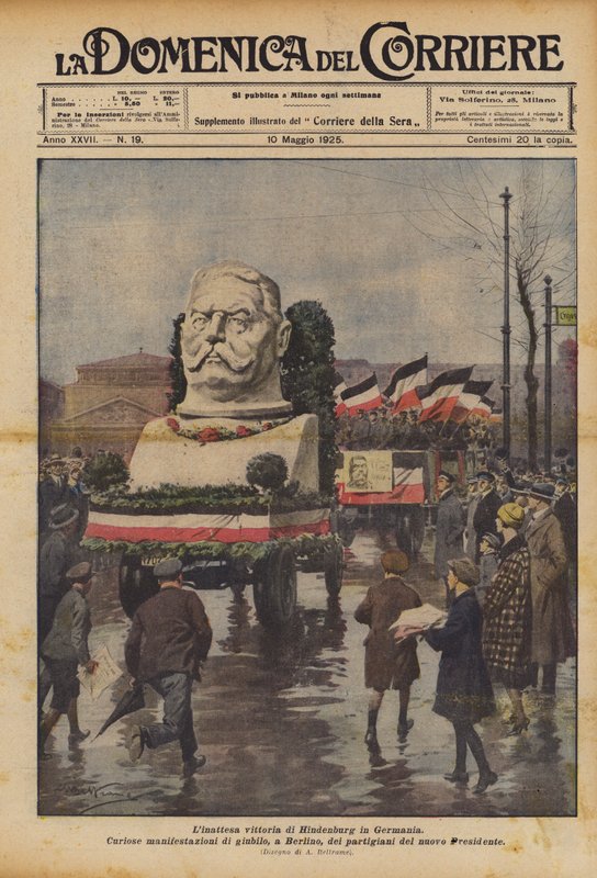Der unerwartete Sieg von Hindenburg in Deutschland von Achille Beltrame