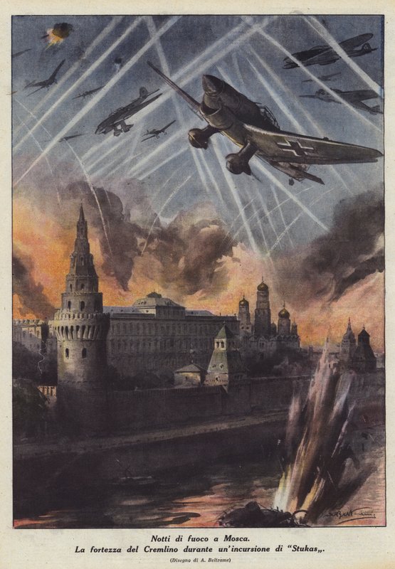Feuernächte in Moskau von Achille Beltrame