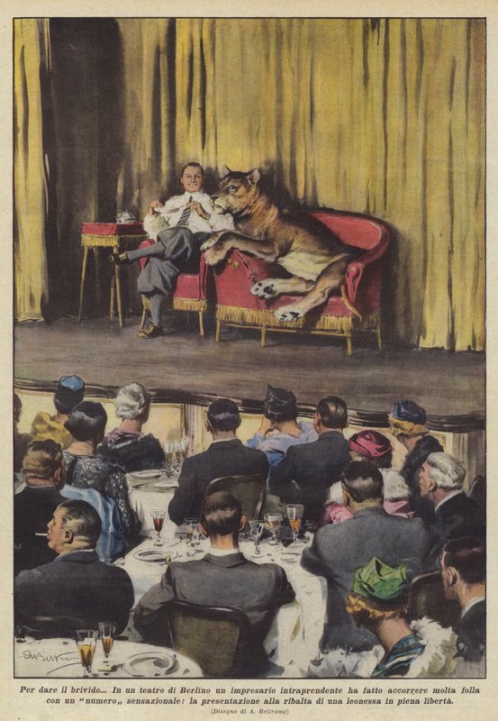 Um Nervenkitzel zu erzeugen von Achille Beltrame