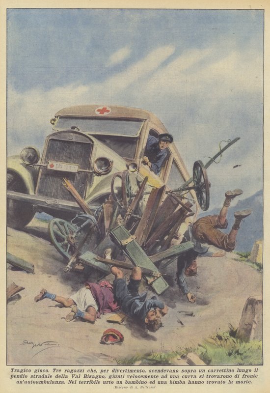 Tragisches Spiel von Achille Beltrame