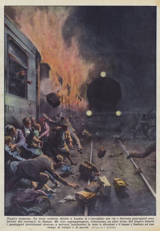 Tragischer Moment von Achille Beltrame