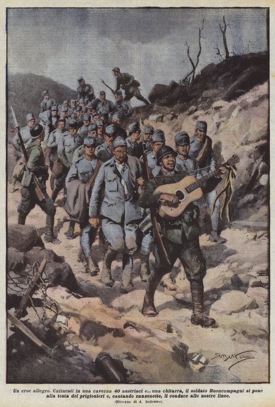 Ein fröhlicher Held von Achille Beltrame