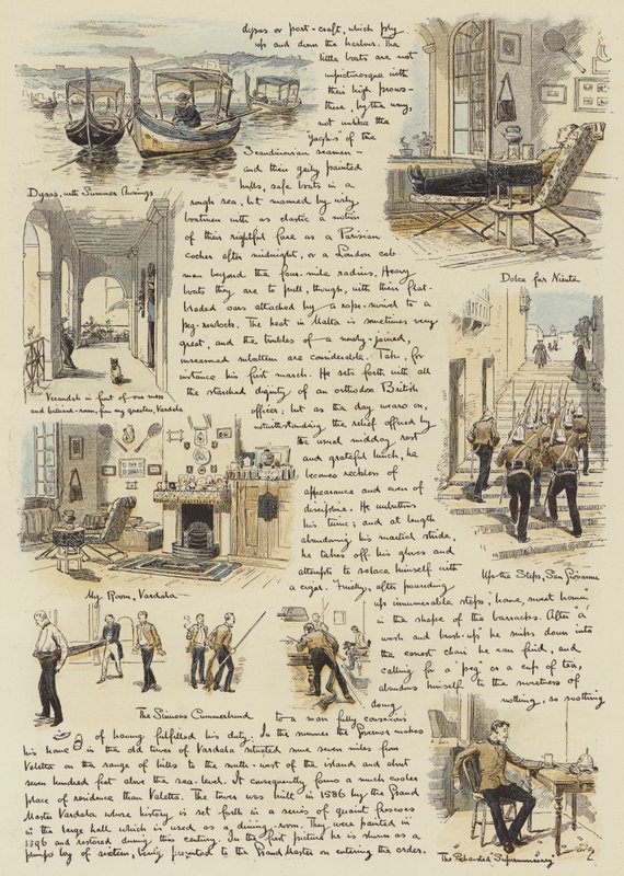 Erste Eindrücke eines Unterleutnants von Malta von Adrien Emmanuel Marie