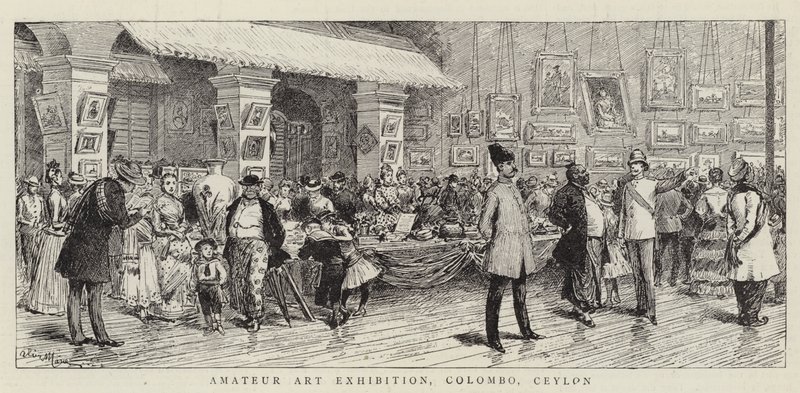 Amateurkunstausstellung, Colombo, Ceylon von Adrien Emmanuel Marie