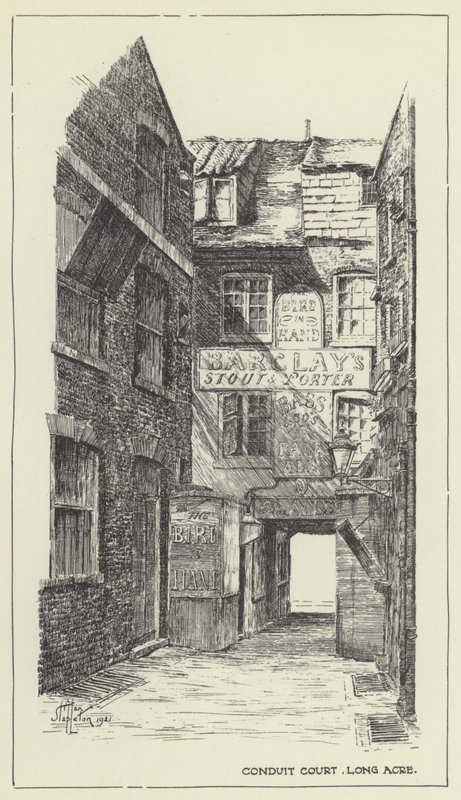 Conduit Court, Long Acre von Alan Stapleton