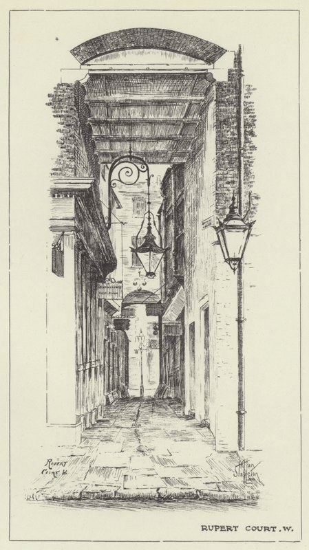 Rupert Court, West von Alan Stapleton