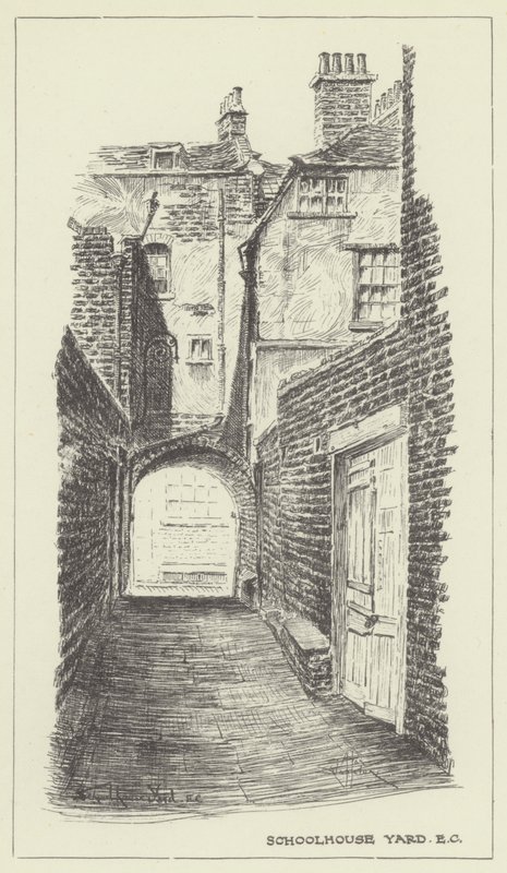 Schoolhouse Yard, EC von Alan Stapleton