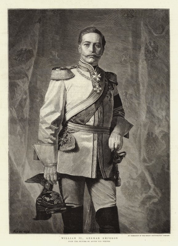 Wilhelm II., Deutscher Kaiser von Albert Sauvert