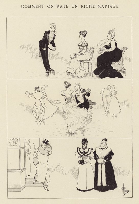 Kommentar zu Rate un Riche Mariage von Albert Guillaume