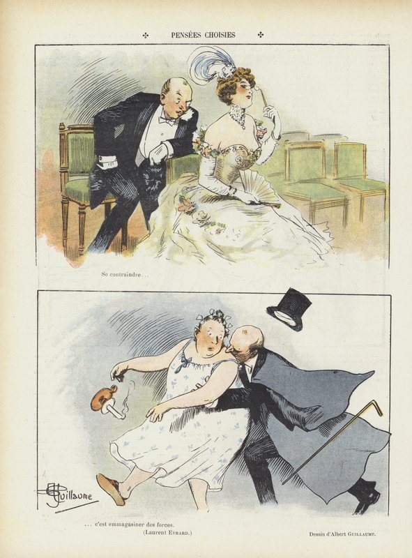 Illustration für Le Rire von Albert Guillaume