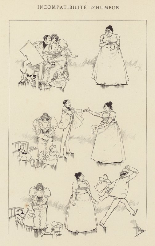 Inkompatibilität der Launen von Albert Guillaume