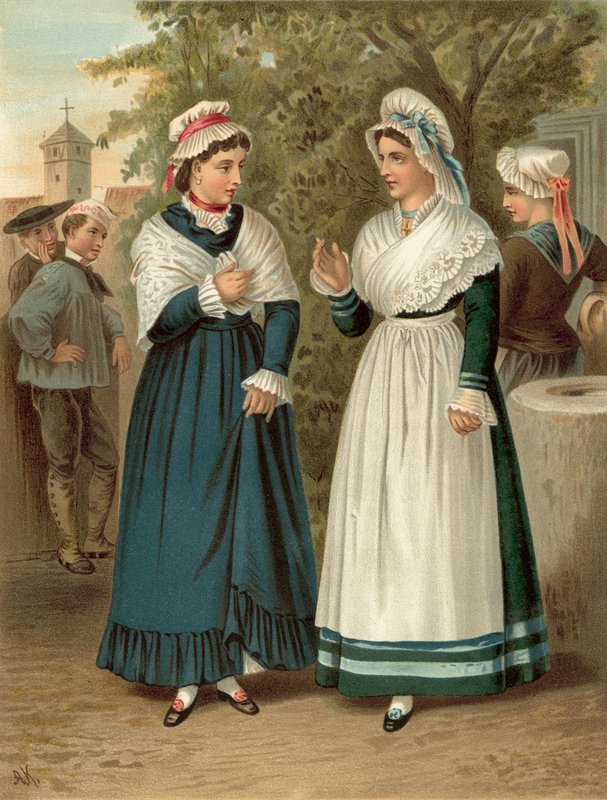 Deutsche Tracht, Lothringen von Albert Kretschmer