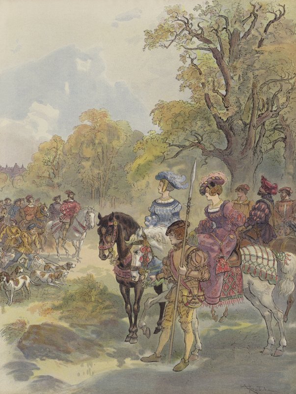 Königliche Jagd von Albert Robida