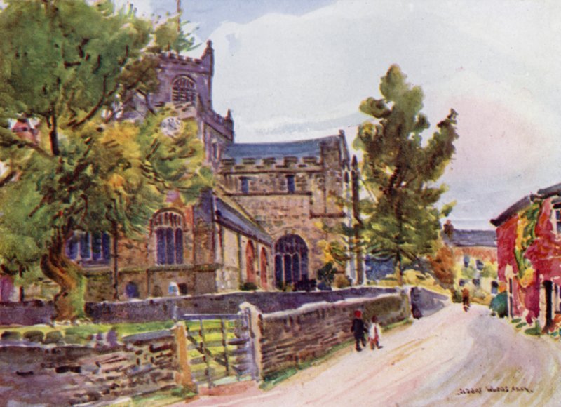 Die Prioratskirche, Cartmel von Albert Woods