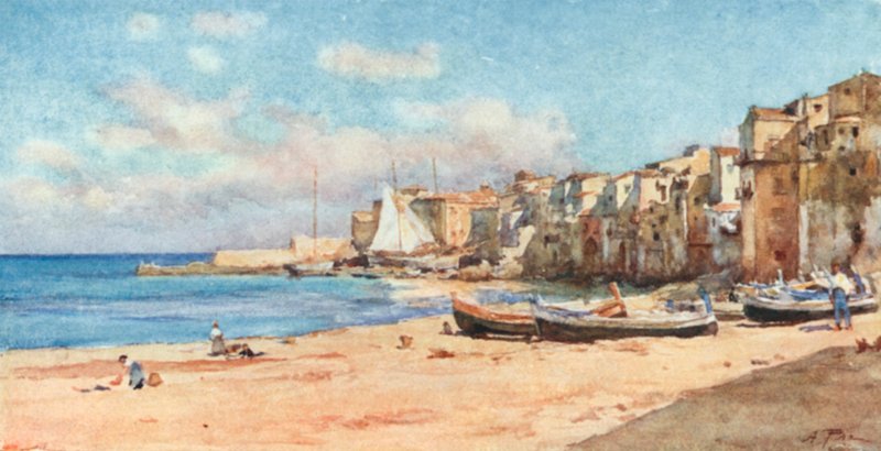Hafen von Cefalu von Alberto Pisa