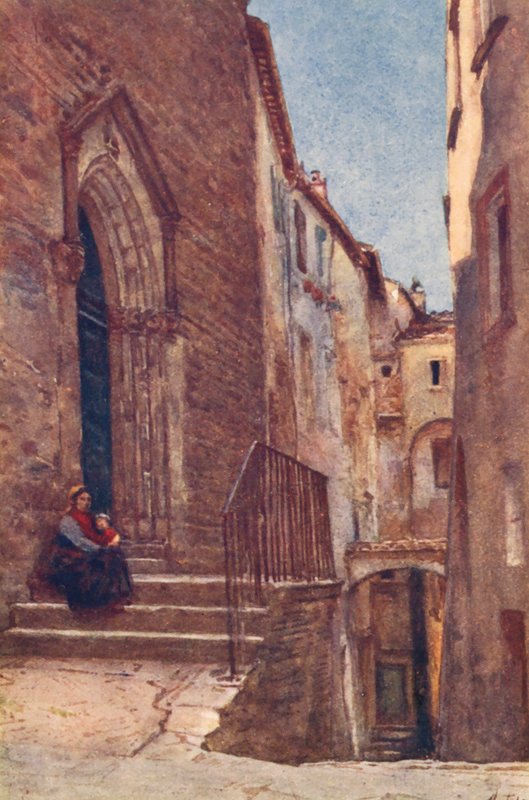 Vicolo S Agnese, Perugia von Alberto Pisa