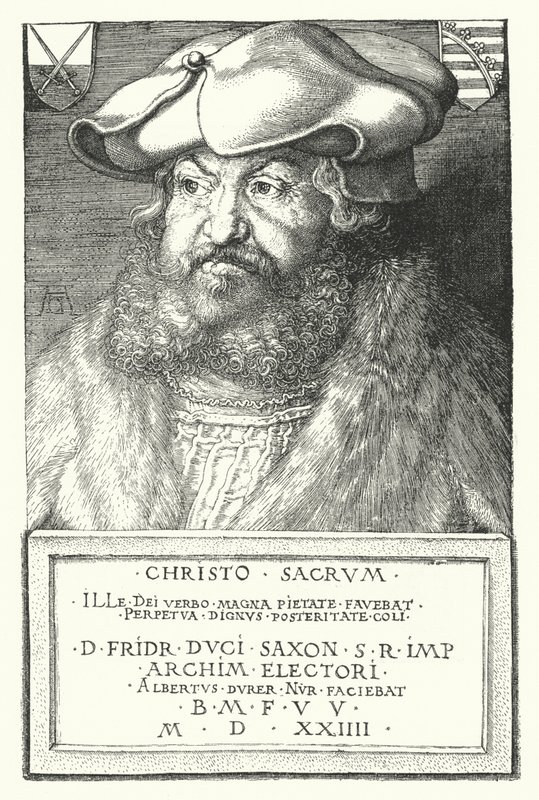 Friedrich III., Kurfürst von Sachsen von Albrecht Dürer