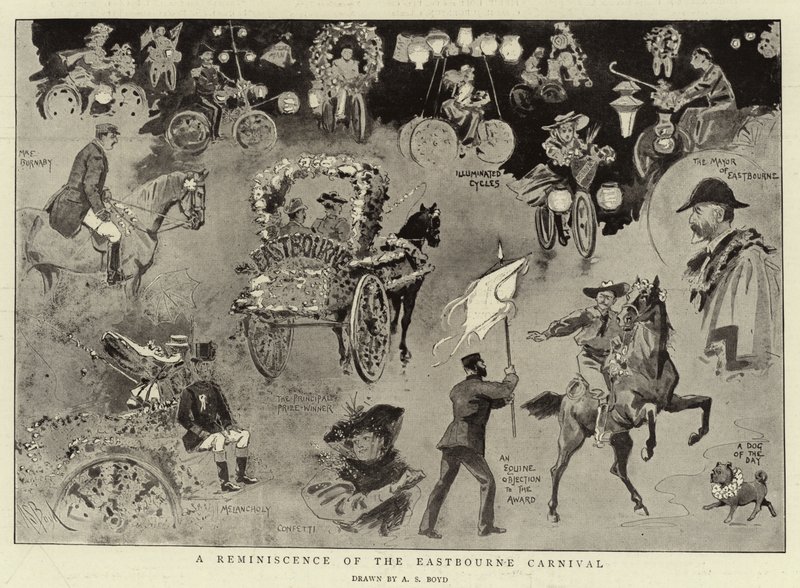 Eine Erinnerung an den Eastbourne-Karneval von Alexander Stuart Boyd